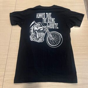 The Drive Clothing Black Scenic Route Graphic Tee Size Small